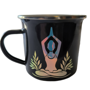 kubek metalowy retro